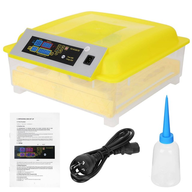 56 Egg Incubator Fully Automatic LED Hatching Chicken Duck ...