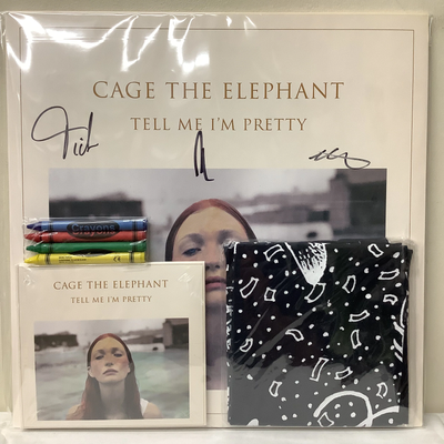 Cage the Elephant - Tell Me I'm Pretty - Limited Autographed Bundle LP/CD