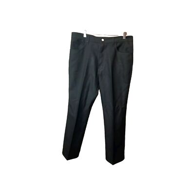 Levis 517 Dress Jeans Mens 38x29Black Boot Cut 100% Polyester Gold Tab NWOT 