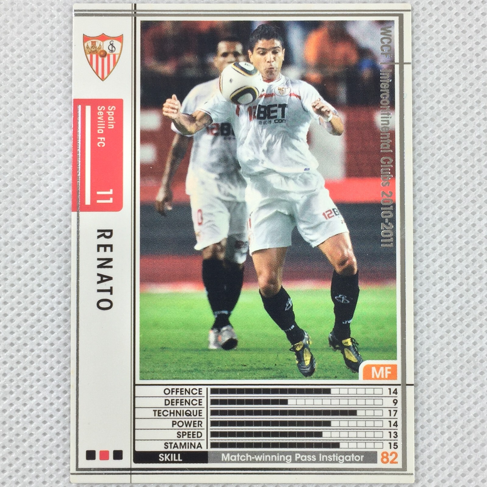Panini WCCF 2010-11 Renato Sevilla 315 Brazil Japan | eBay