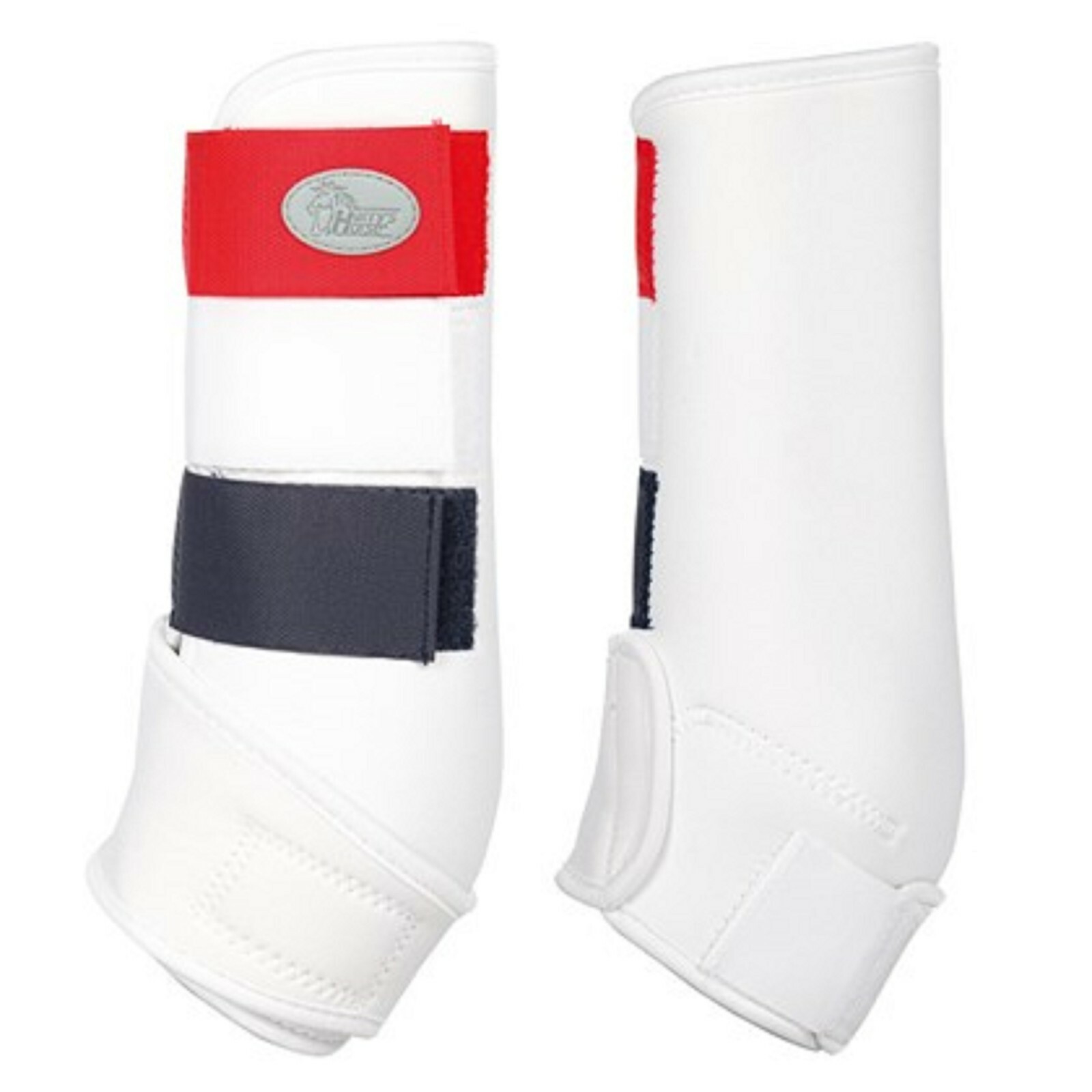 Gamaschen Fesselkopfgamaschen Soft Neopren - Country - Weiß-Rot-Blau Gr. XL Neu