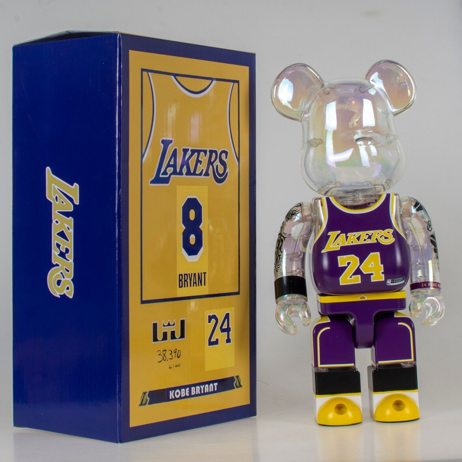 Medicom 400% Bearbrick ~ Lakers 24 | eBay Medicom 400% Bearbrick ~ Lakers 24 | eBay