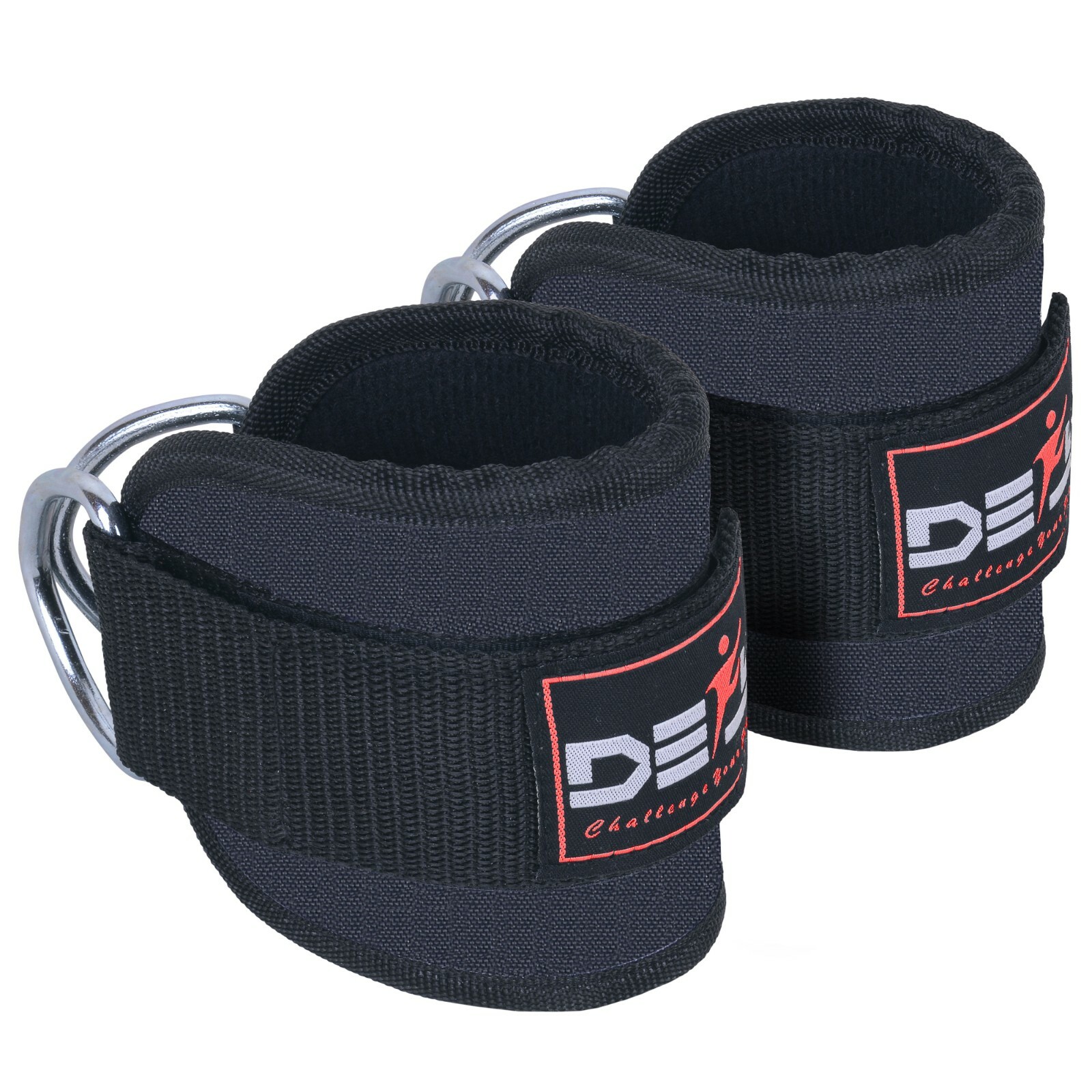 ANKLE D RING STRAPS Thigh Leg Pulley Lifting Padded Cable