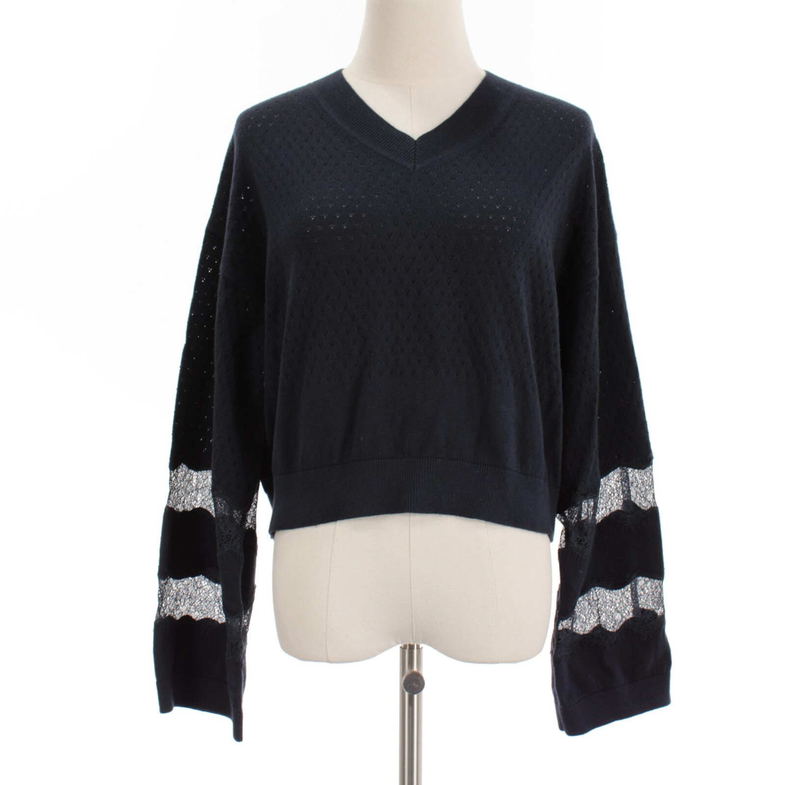 Fabiana Filippi NWT Nordic Jacquard Turtleneck Sweater Sz US