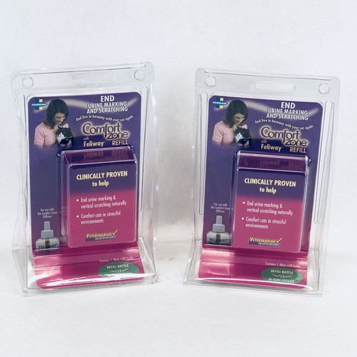 Cat Comfort Zone Feliway Diffuser Calming Refill Spray Pack Multicat Home Odor