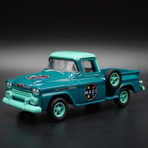 1958 CHEVY CHEVROLET APACHE PICKUP TRUCK MAUI SONS 1:64 SCALE DIECAST MODEL CAR 1958 CHEVY CHEVROLET APACHE PICKUP TRUCK MAUI SONS 1:64 SCALE DIECAST MODEL CAR