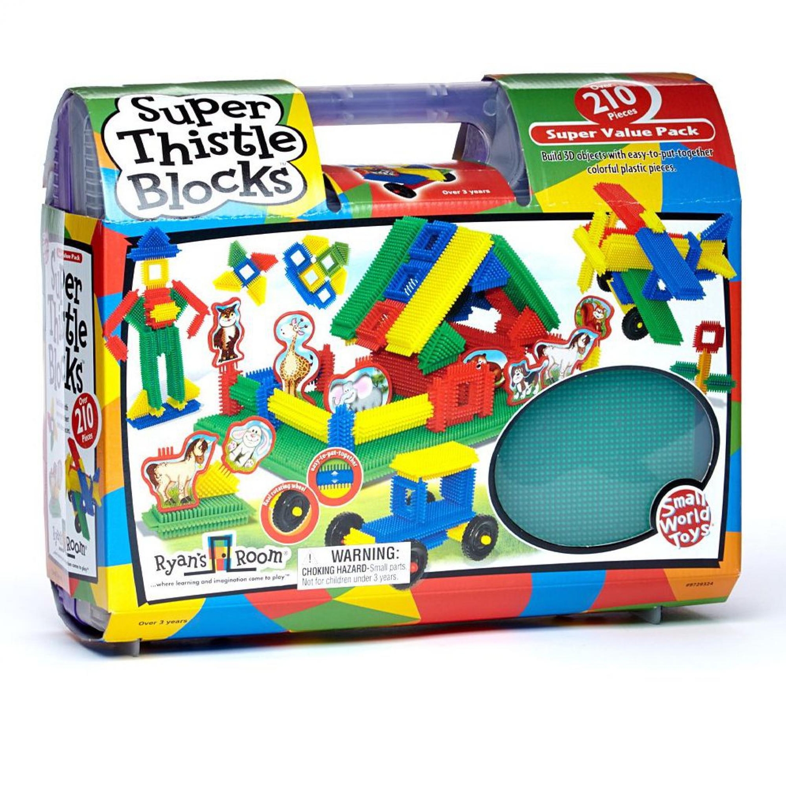nWT Ryan's Room Super Value Pack Super Thistle Blocks Set And Storage Case
