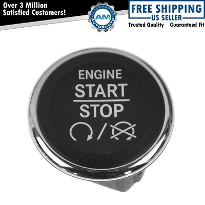 OEM Ignition Start Switch Dash Mount Push Button for Chrysler Dodge Jeep Mopar