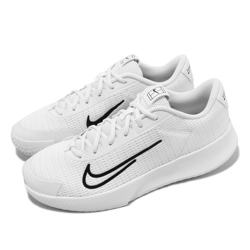 

Nike M Vapor Lite 2 HC White Black Men Hardcourt Tennis Sports Shoes DV2018-100, Белый, M Vapor Lite 2 Hc