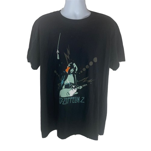 Led Zeppelin Adult 2XL T Shirt Gildan Softstyle Tag Black