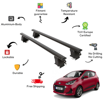 Bare Крыши рейка крестовина Bars компл.  HYUNDAI i10 PA 5 дверь/ 07-13 черный