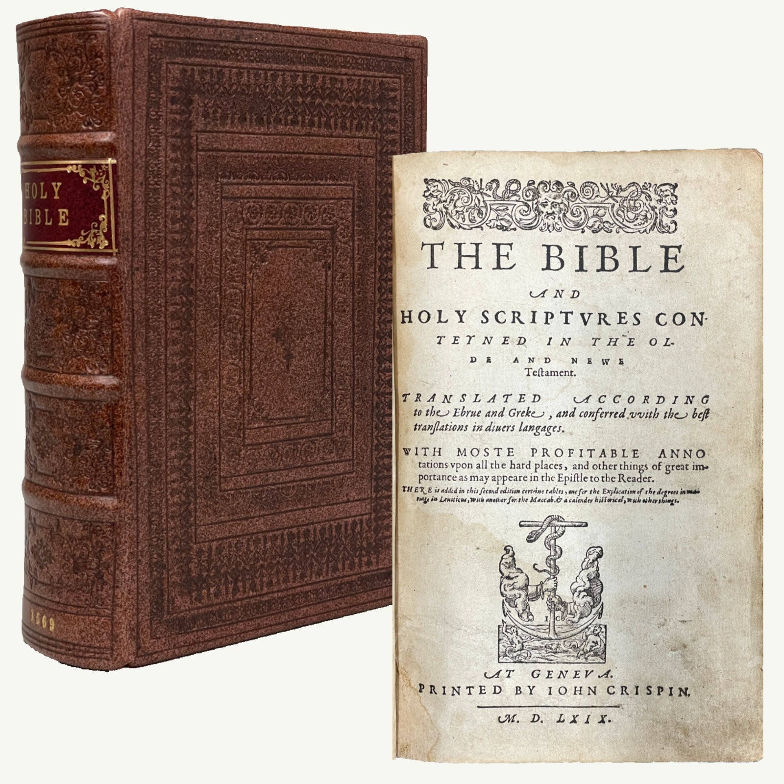 ヴィンテージの聖書『Holy Bible』 ビンテージ HOLY BIBLE 聖書 2冊