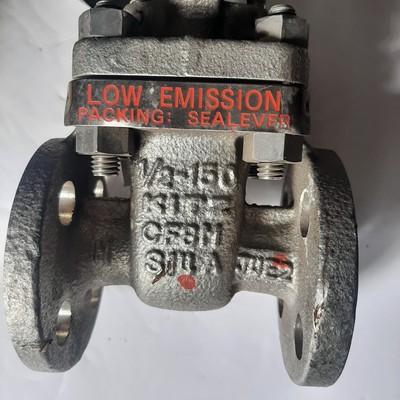 New Kitz CF8M S14A  gate valve 1/2'' flanged, Fig # 150UMAM-GRF