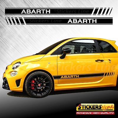 Adesivi Per Auto Fiat Abarth - Decalcomanie Parabrezza Anteriore Riflettenti, Sticker Decorativi - Foto 2