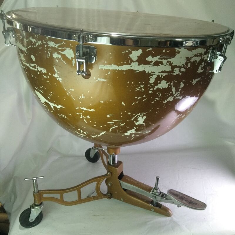 *Slingerland 29" Timpani Drum Fiberglass Bowl Vintage 60s Complete Remo Head USA