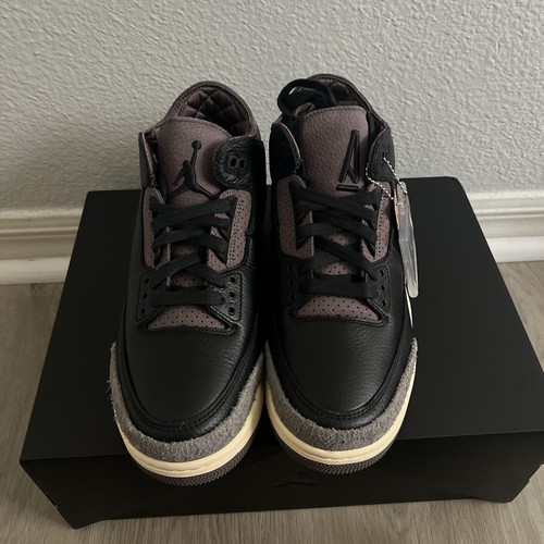 Pre-owned Jordan Size 9.5w ( Size 8m) - A Ma Maniére X Air  3 Retro While You Were Sleeping In Black