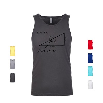 Find The X math school education sarcasm geometry algebra Men's Tank