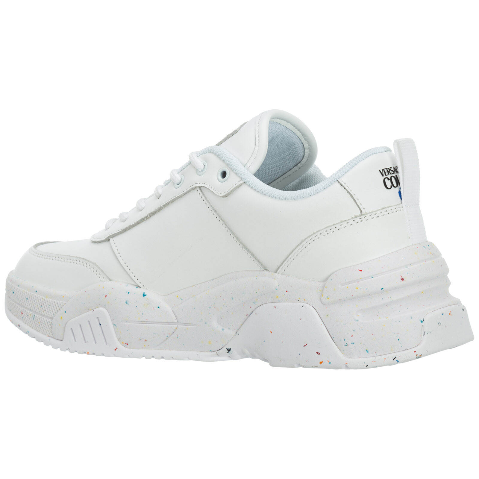 VERSACE JEANS COUTURE VERSACE JEANS COUTURE SNEAKER HERREN STARGAZE E72YA3SFD-EZP097_E003 WHITE LEDER