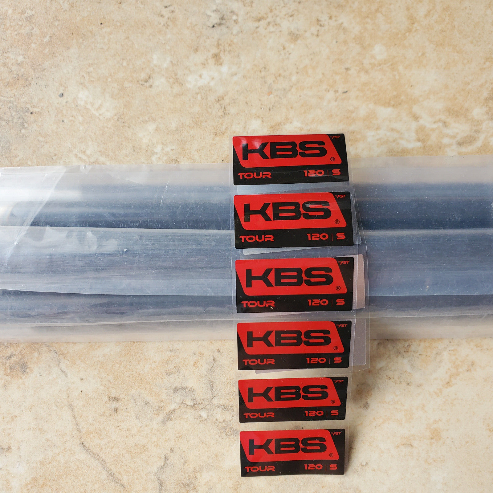 New KBS Ltd. Ed. Tour PVD Black 120S 3-PW Stiff & 1 KBS Tour