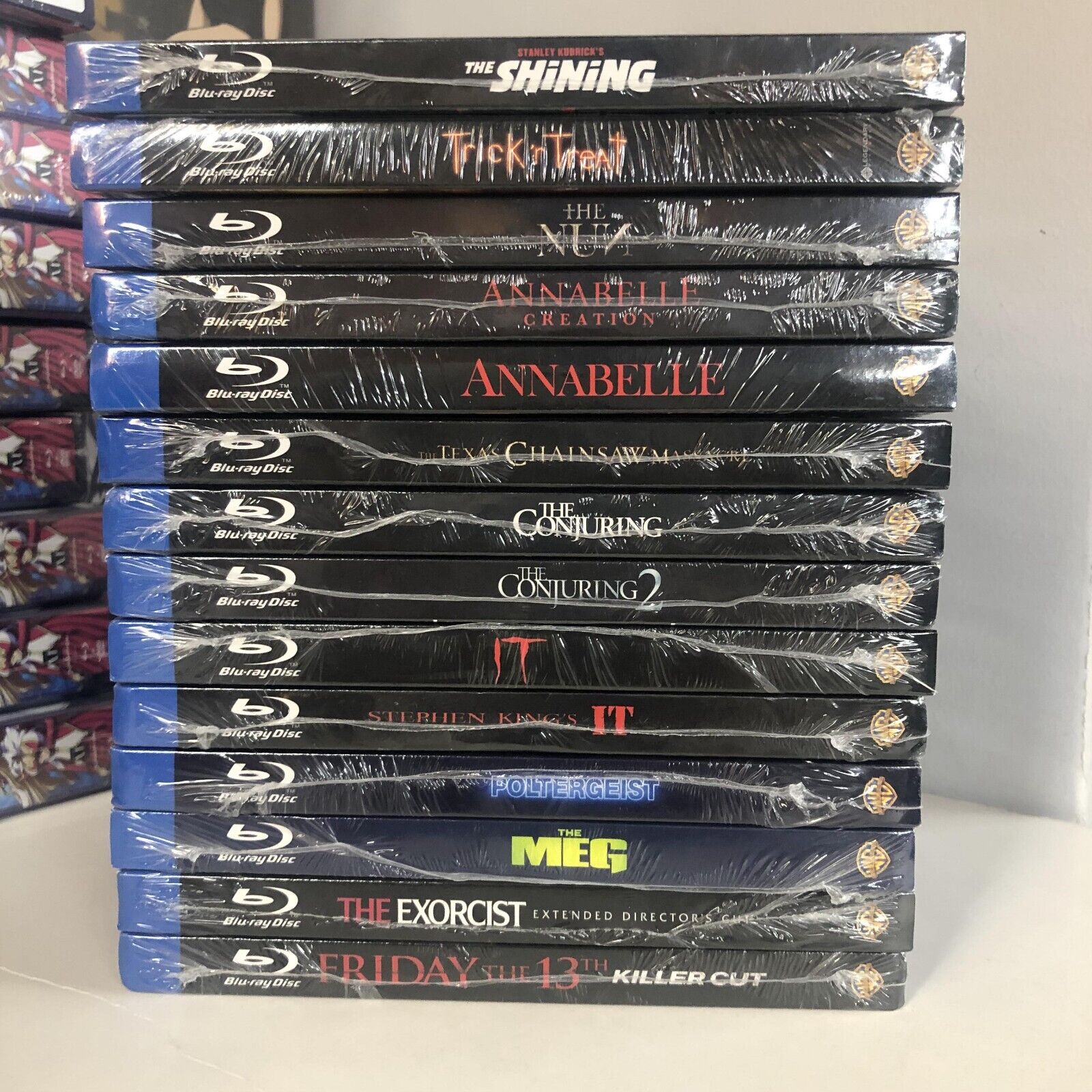 Complete Lot of 14 Horror Blu-ray Reissue with ULTRA RARE Lenticular Slipcovers Complete Lot of 14 Horror Blu-ray Reissue with ULTRA RARE Lenticular Slipcovers