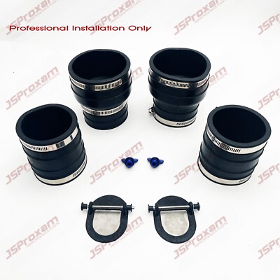 WET Joint Exhaust Manifold Bellow Tube For 3'' MerCruiser GM V6 V8 Sterndrive