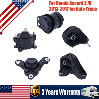 Engine Motor&Trans Mount 5PCS/Set For Honda Accord 2013 2014 2015 2016 2017 2.4L