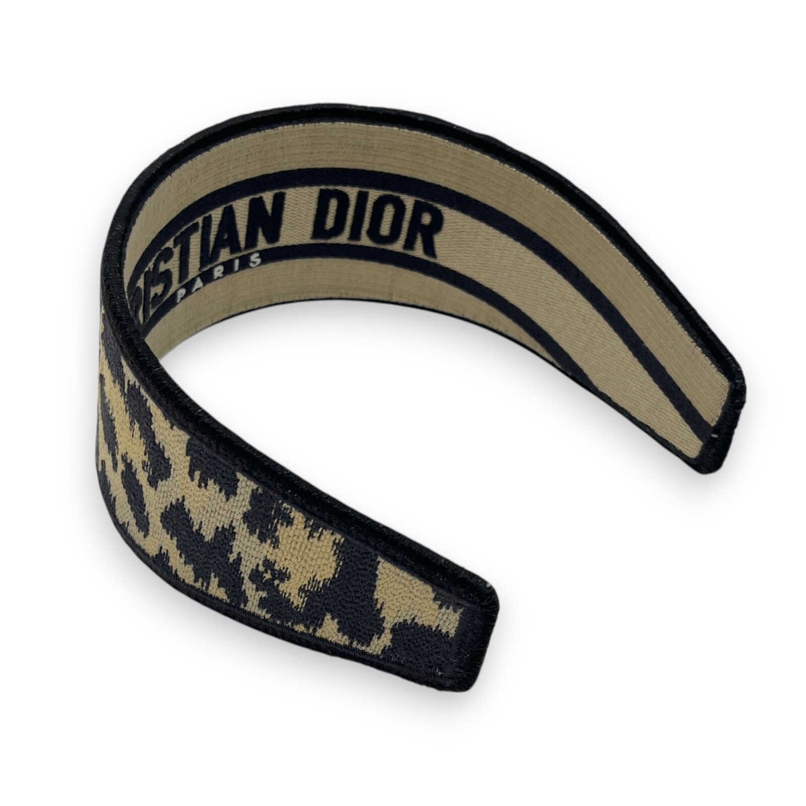 福袋・半額ポスター - クリーニング屋さん専用の通 Headband Wide Dior Christian in eBay | Leopard Beige 帽子