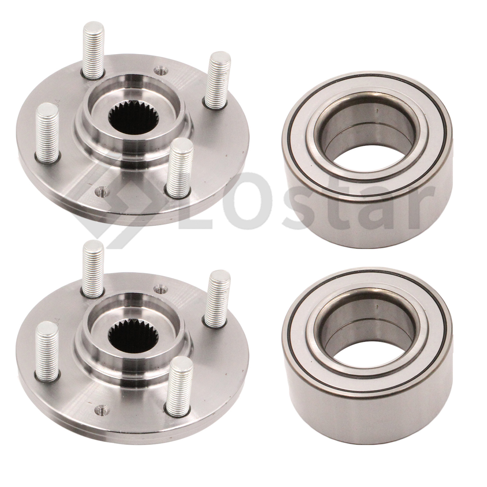 Front Wheel Bearing Hub Assembly For 2005-2011 Hyundai Accent - Direct Fit Replacement