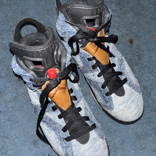 Size 8.5 - Air Jordan 6 Retro Washed Denim 193654685317| eBay