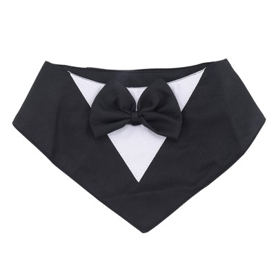 2X(Dog ,Formal Dog Wedding Collar with Bow Tie,Dog Birthday Costume3700