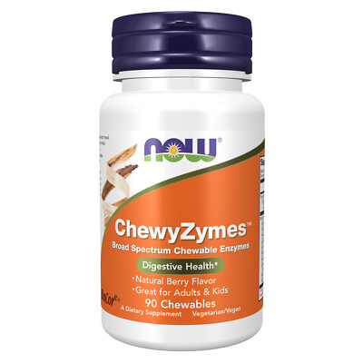 NOW FOODS ChewyZymes - 90 жевательных таблеток
