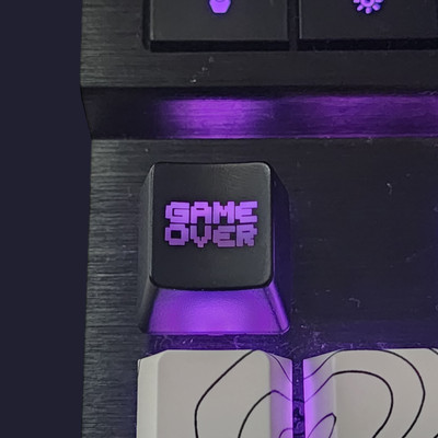 Keycap Artisan Keycaps - Backlit Light Up US Sell MX Stem, Custom PC Gamer Gifts