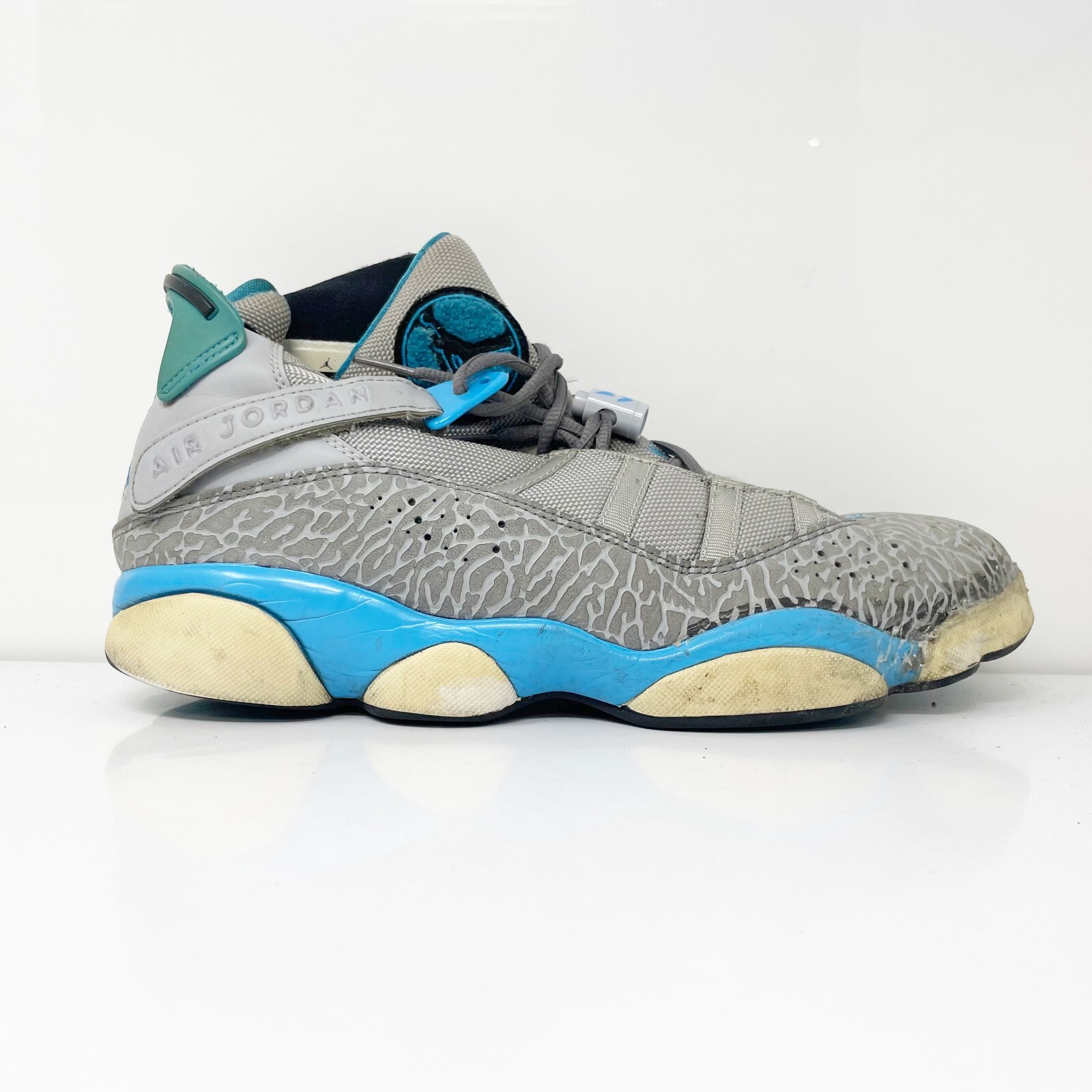 Nike Mens Air Jordan 6 Rings 322992-006 Gray Basketball