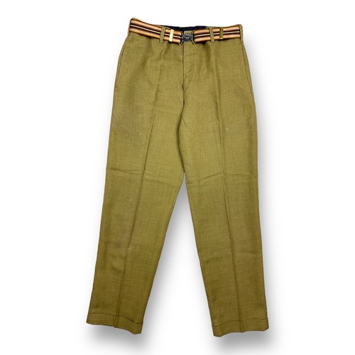Vintage 50s Mustangs By Hagger Casual Woven Horse Belted