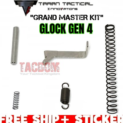 TARAN TTI Grand Master Kit for Glok GEN 4 Connector Springs Pin Smoother Trigger
