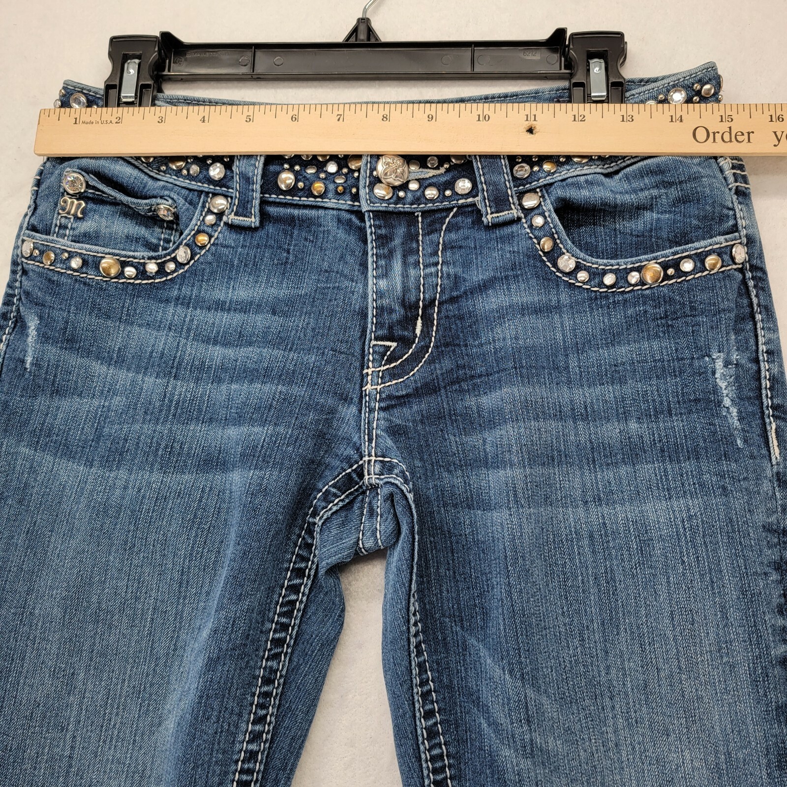 Medium Washed Boot Cut Denim Blue 