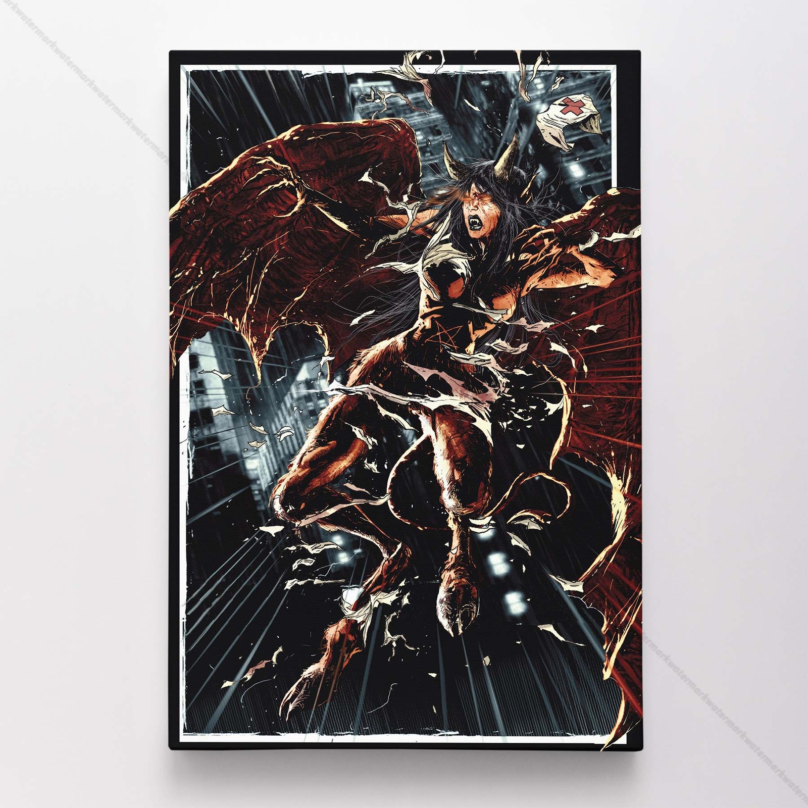 Spawn 207 Poster Canvas Comic Book Cover Art Print #B