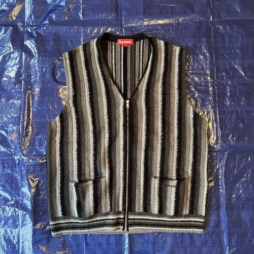 Supreme Striped Sweater Vest | eBay Supreme Striped Sweater Vest | eBay