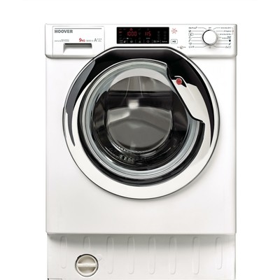 Hoover HBWMO 916TAHC-S 9 kg A+++ Einbauwaschmaschine, 1600 U/min, Dampffunktion,
