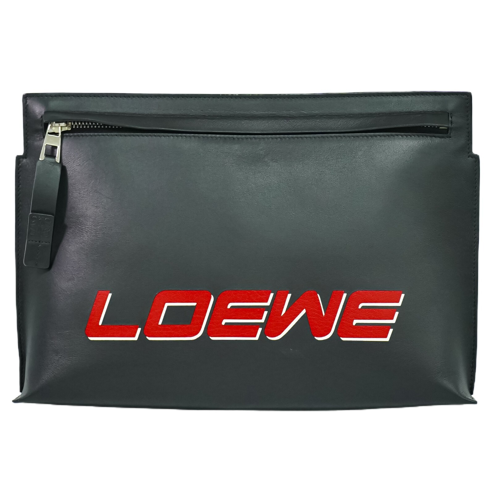 クラッチバッグ LOEWE CLUTCH BAG (CANBSPPX01 BLACK) Loewe Black Leather Puzzle Fold Clutch | italist