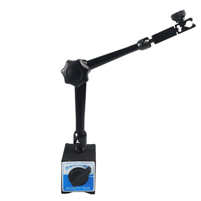 HFS(R) 176lbs/80kg Black Magnetic Base Stand for Digital Dial Indicator Gauge