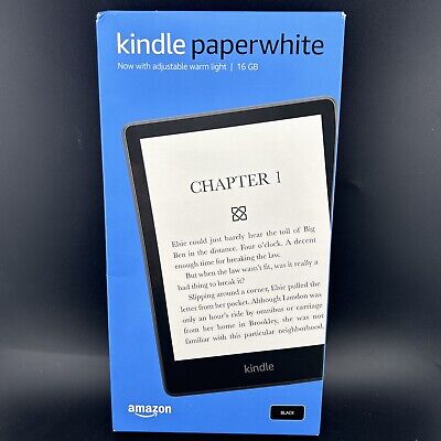 Amazon Kindle Paperwhite eBook-Reader Touchscreen 16 GB WLAN Schwarz mit A