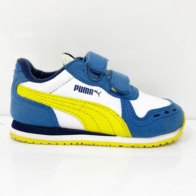 Puma Boys Cabana Racer SL V Inf 351980-80 Синий Повседневная обувь Кроссовки Размер 6C