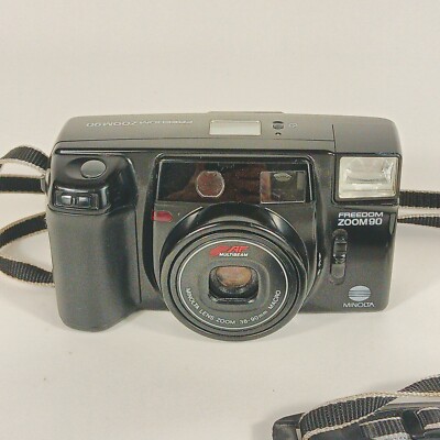 Minolta Freedom Action Zoom 90 Date Film Camera Point and Shoot 35mm