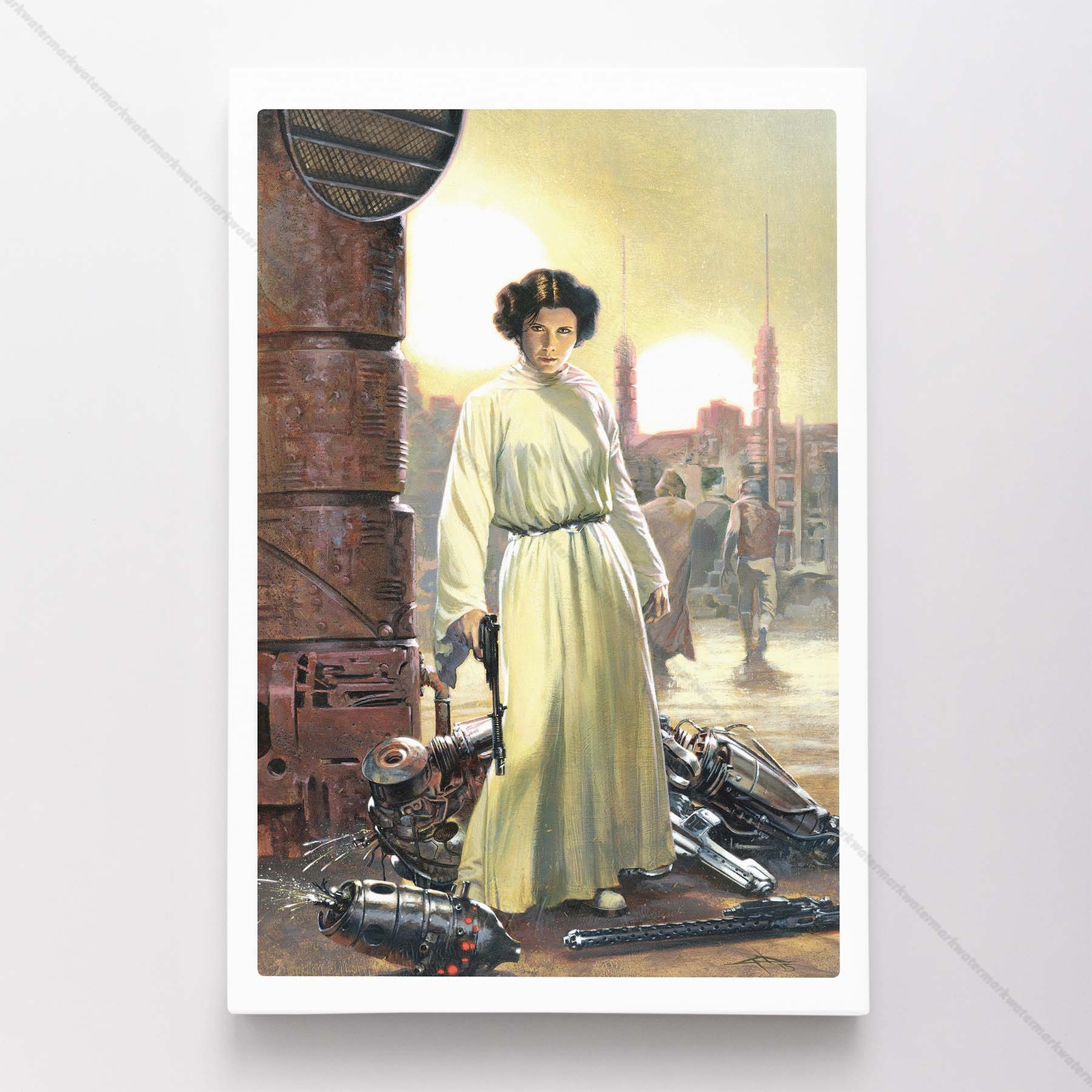 Princess Leia Star Wars Poster Canvas Movie Comic Art Print #168