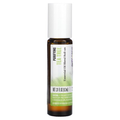 Essential Oil Blend, Purifying Roll-On, Tea Tree, .31 fl oz (9.2 ml)