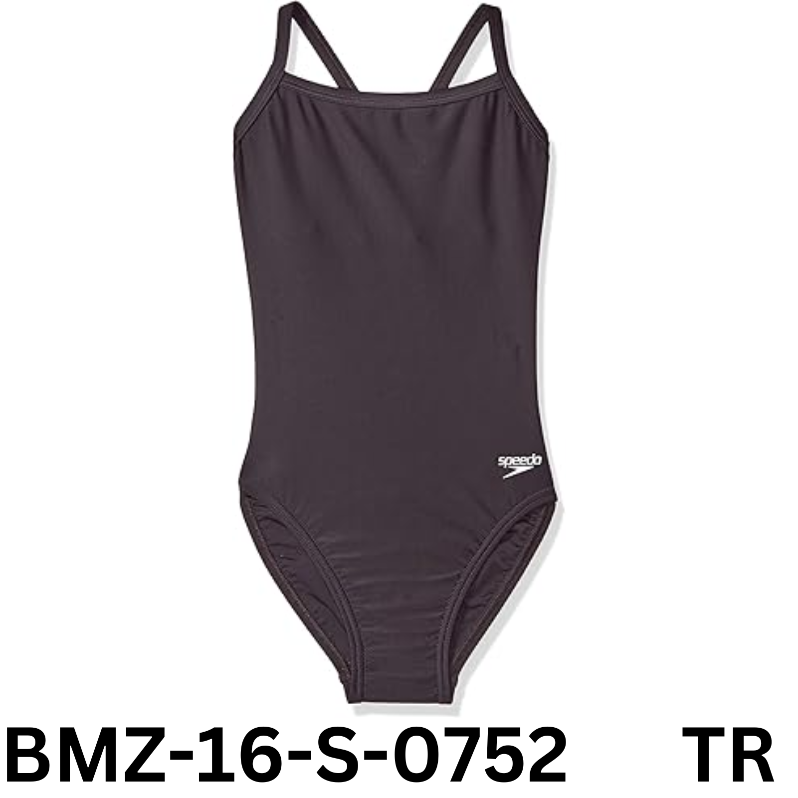 Speedo Women's Swimsuit One Piece PowerFlex Flyback Solid Adult New Black, 12/38