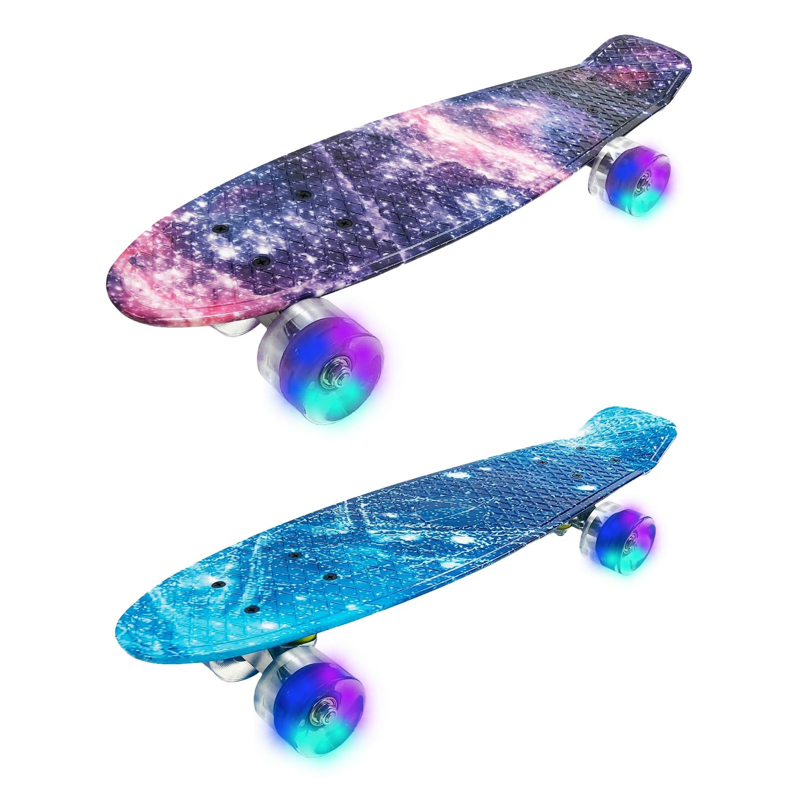 22 Inch Skateboard Adult Professional Small Fish Board Single Rocker Four-wheel