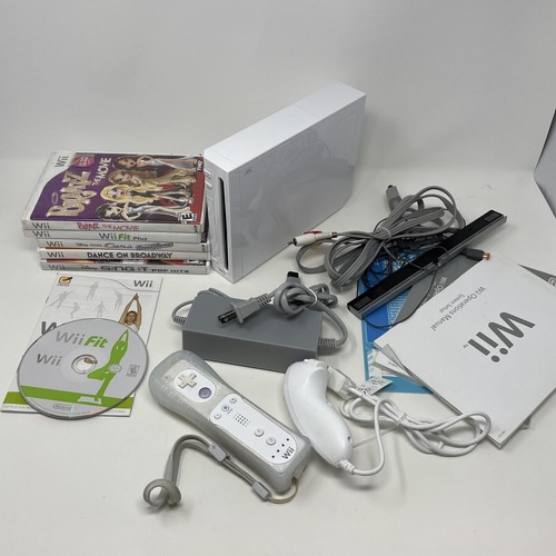 Wii本体 ホワイト・付属品 Nintendo Wii RVL-001 Nintendo Wii White Console System RVL-001 1 Controller