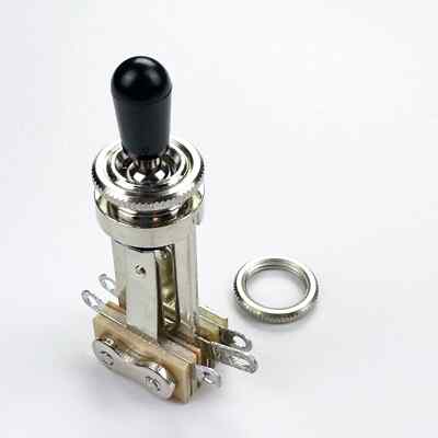 Switchcraft Straight, Long Frame Toggle Switch (Genuine Switchcraft Tip)
